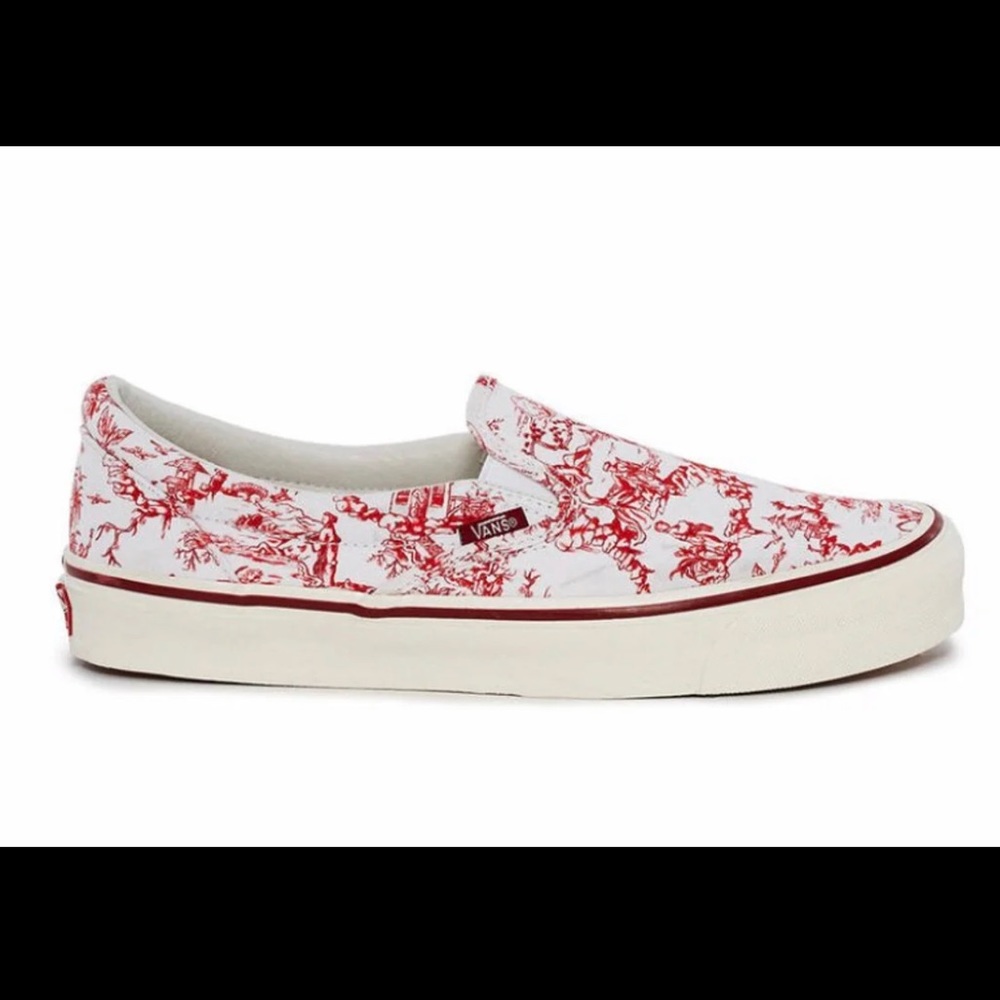 Vans slip on red Marshmallow - Picture 2 of 8